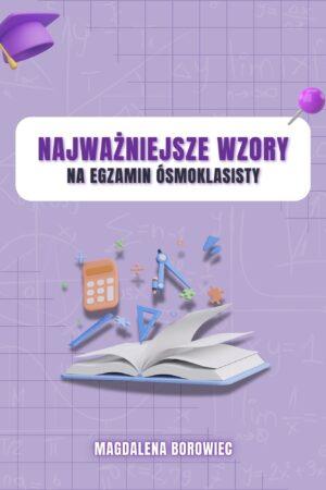 e-Book: Wzory na egzamin ósmoklasisty.